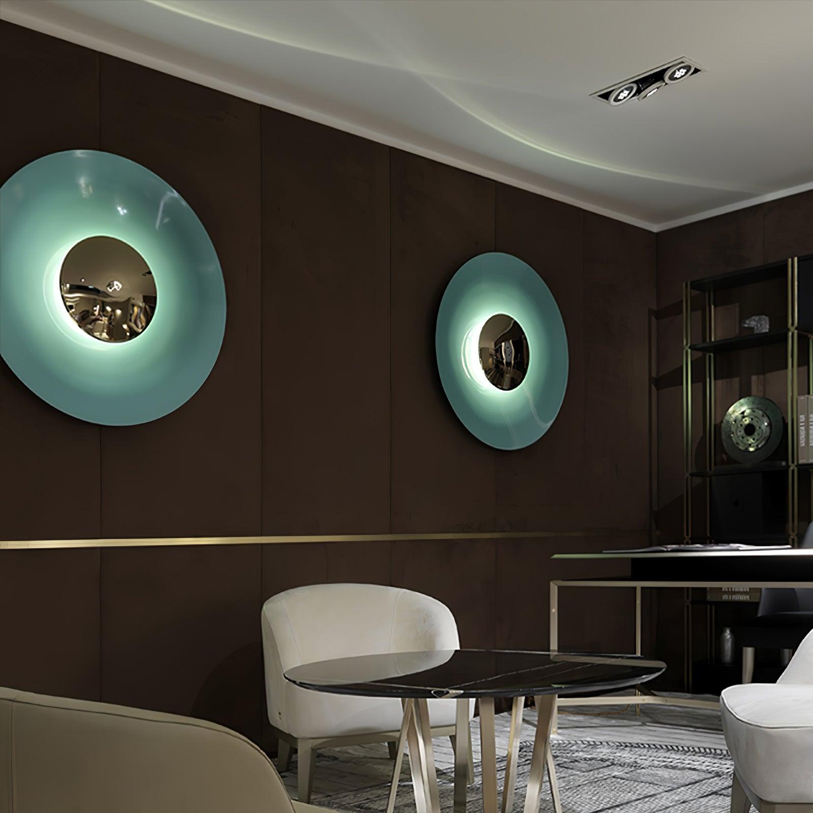 Wall Lamp Eclipse Inspired Halo Glow Modern Minimalist Art Accent - Letslighting