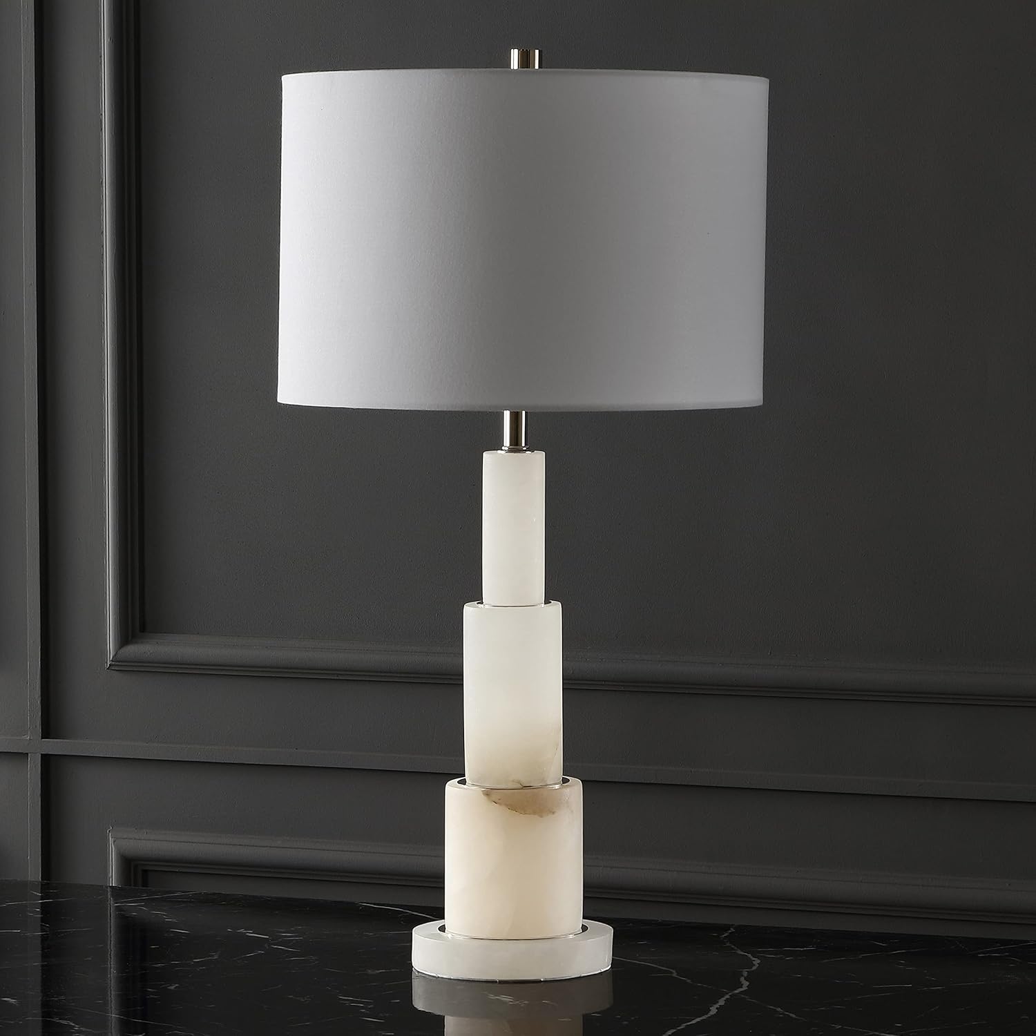 Gardiner Alabaster Table Lamp - Lamp Copper