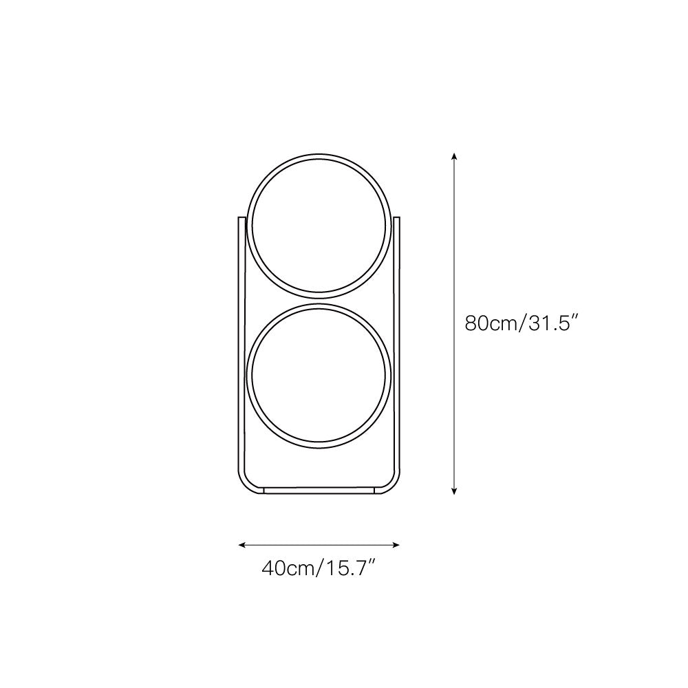 Garrault-Delord Ball Floor Lamp - Lamp Copper