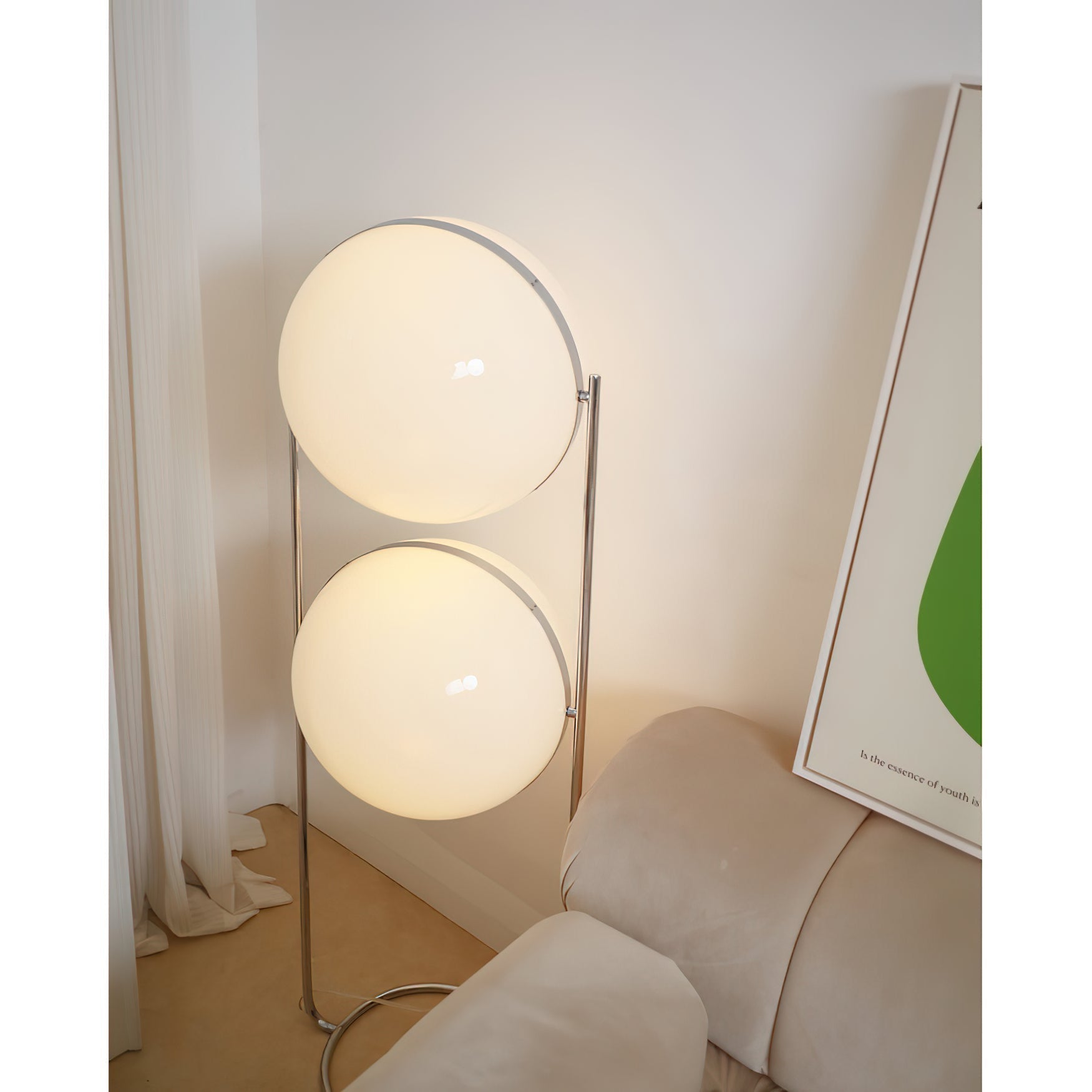 Garrault-Delord Ball Floor Lamp - Lamp Copper