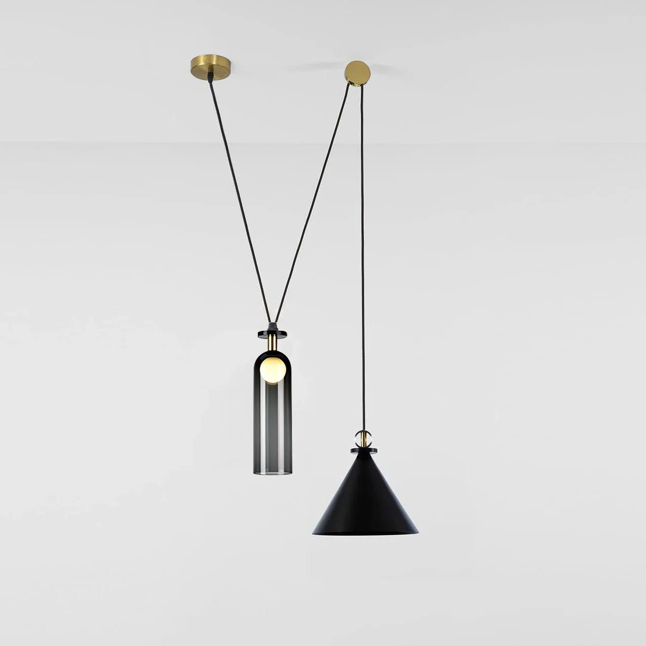 Geometric Shape Art Modern Chandelier - Blowlighting