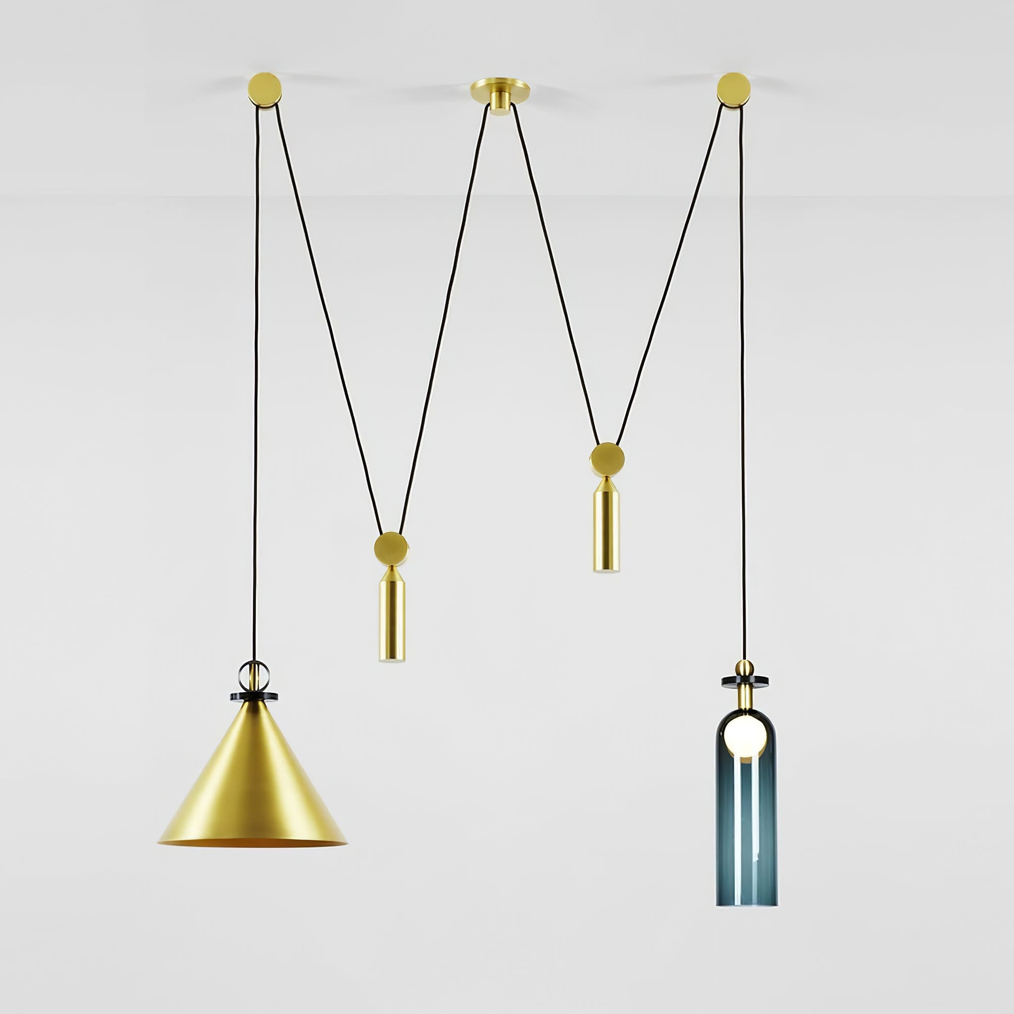 Geometric Shape Art Modern Chandelier - Blowlighting