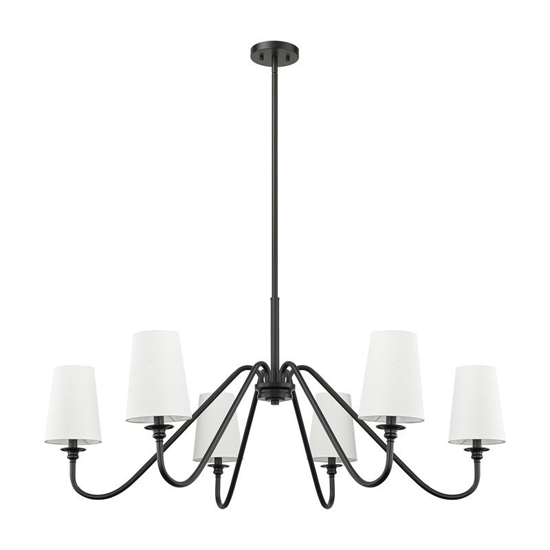 Vavenus Vintage Industrial Brass Fabric Chandelier - Lamp Copper