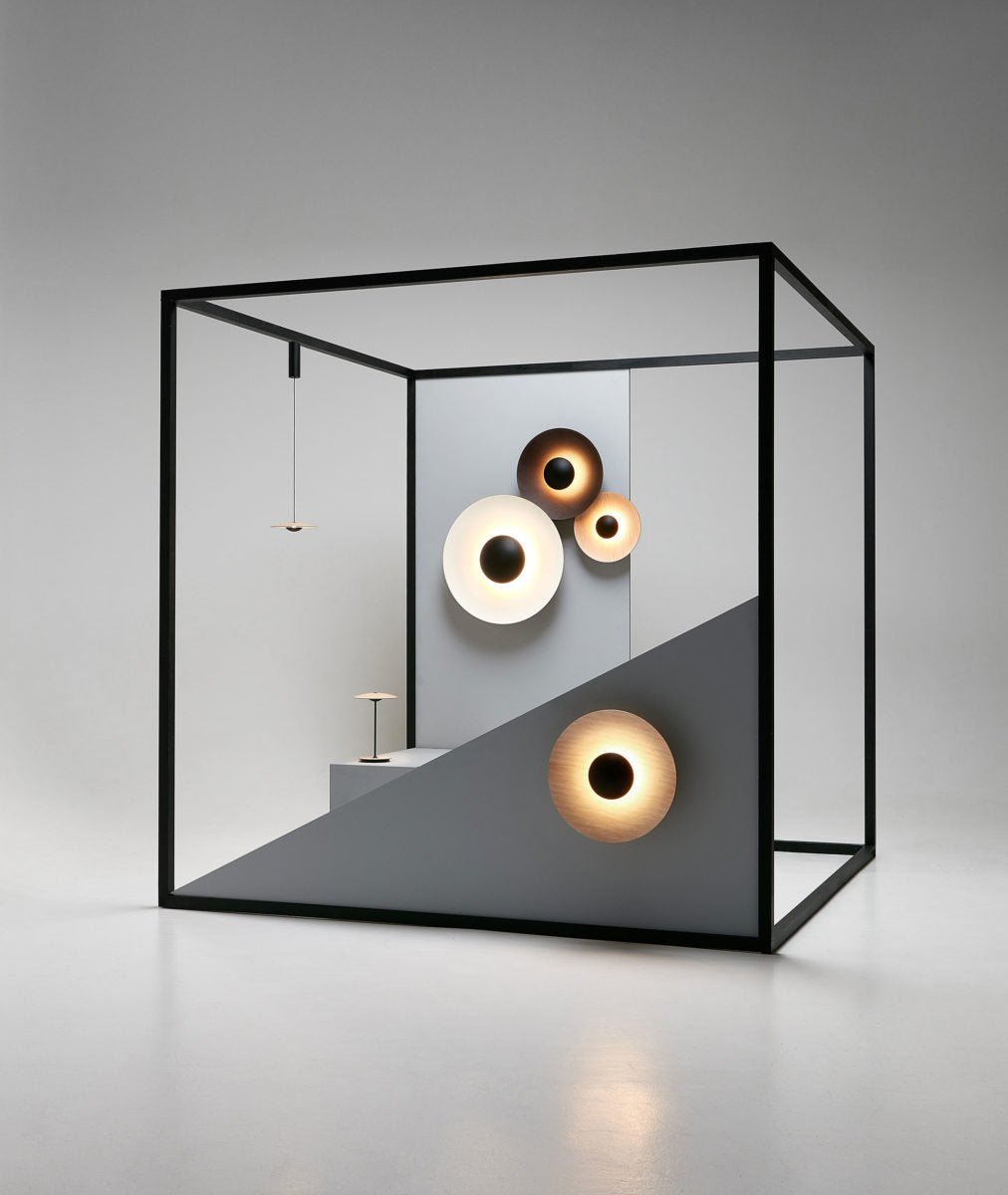 Ginger Modern Minimalist Round Metal Wall Lamp - Blowlighting