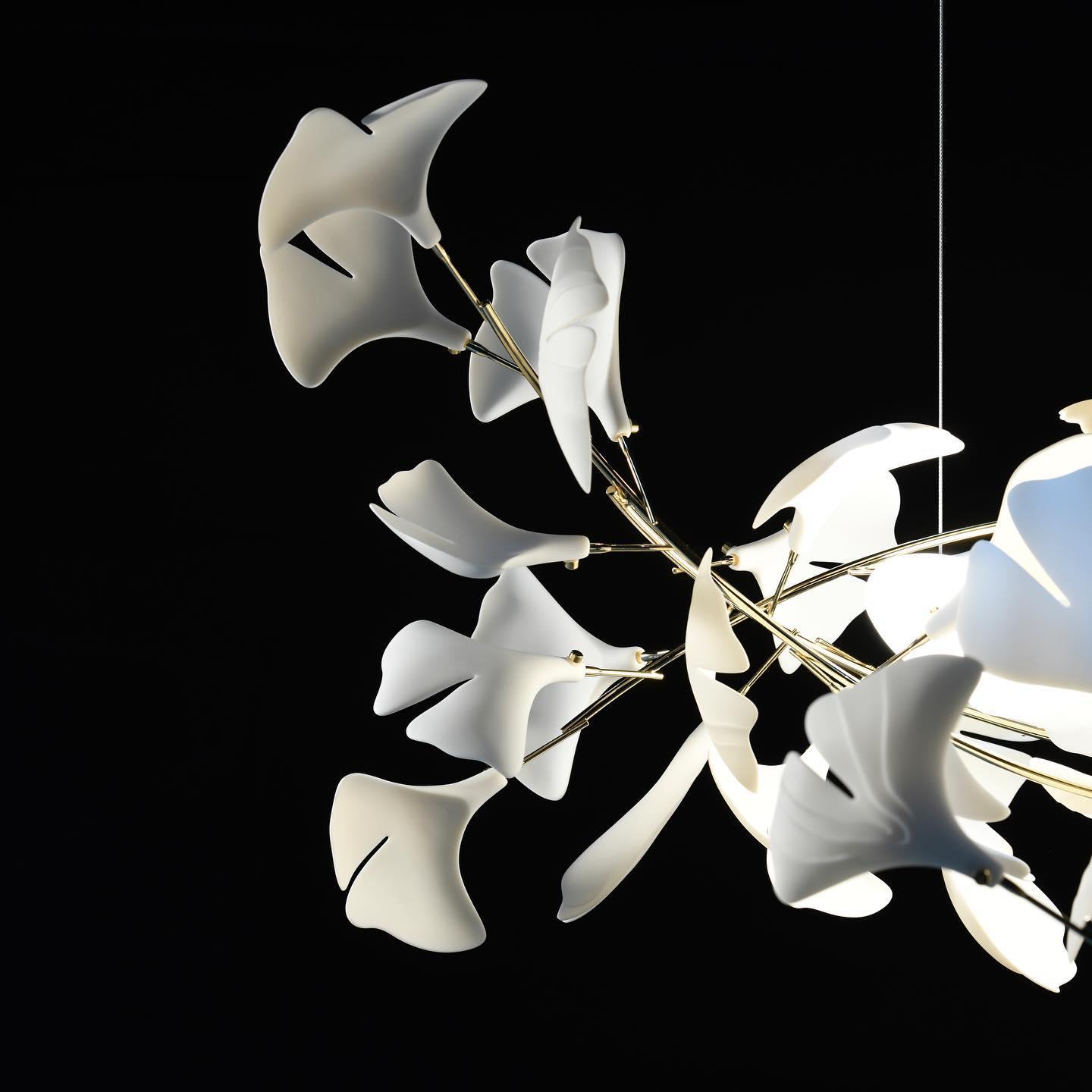 Gingko Chandelier U - Blowlighting