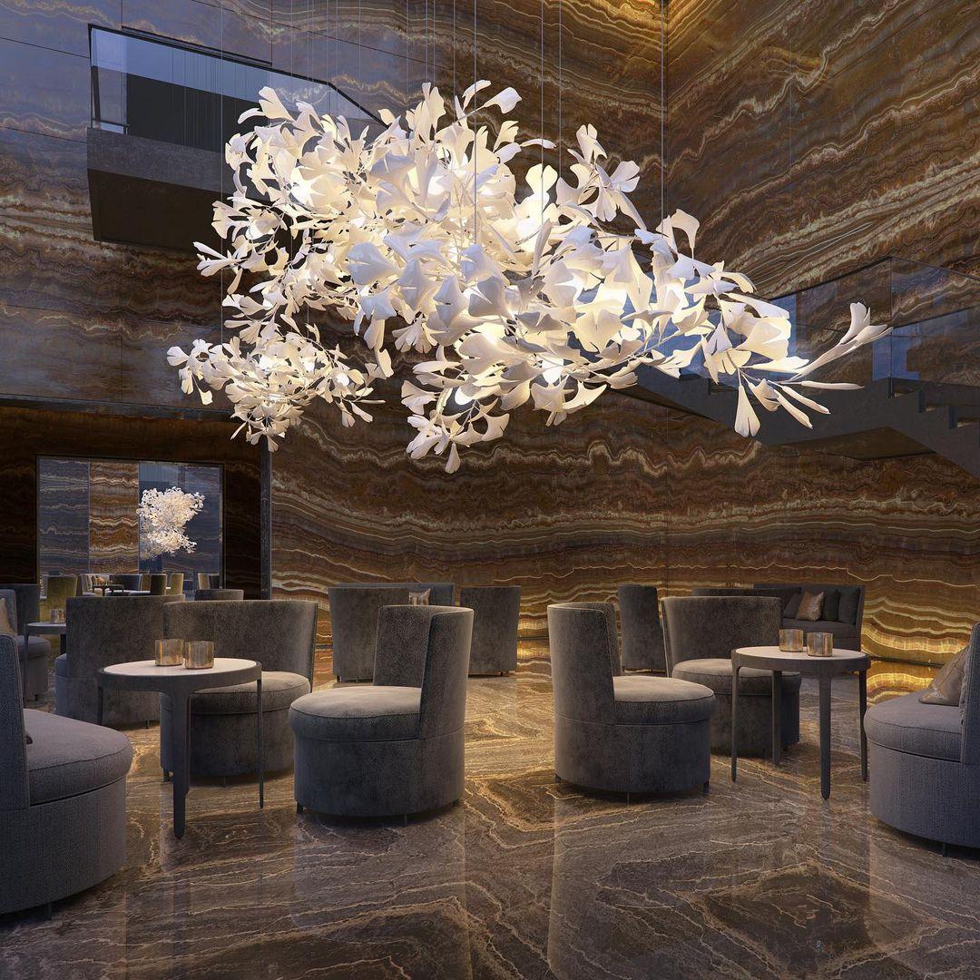 Elysia Floral Canopy Chandelier - Letslighting
