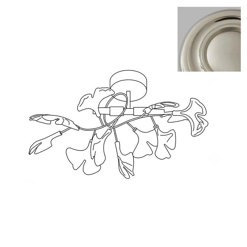 Olivia Lampada da Soffitto in Ceramica Ginkgo