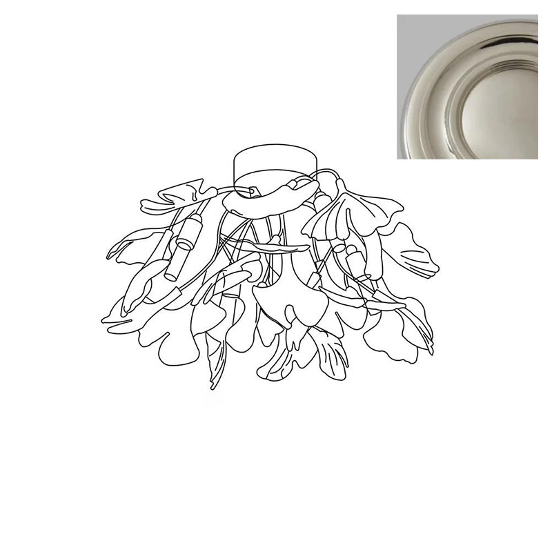 Olivia Lampada da Soffitto in Ceramica Ginkgo