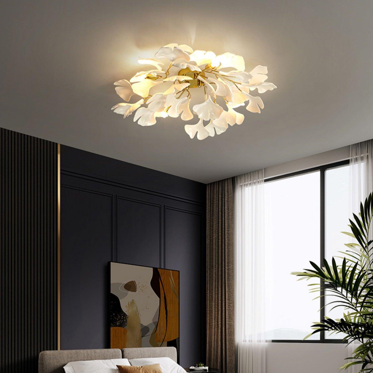 Olivia Lampada da Soffitto in Ceramica Ginkgo
