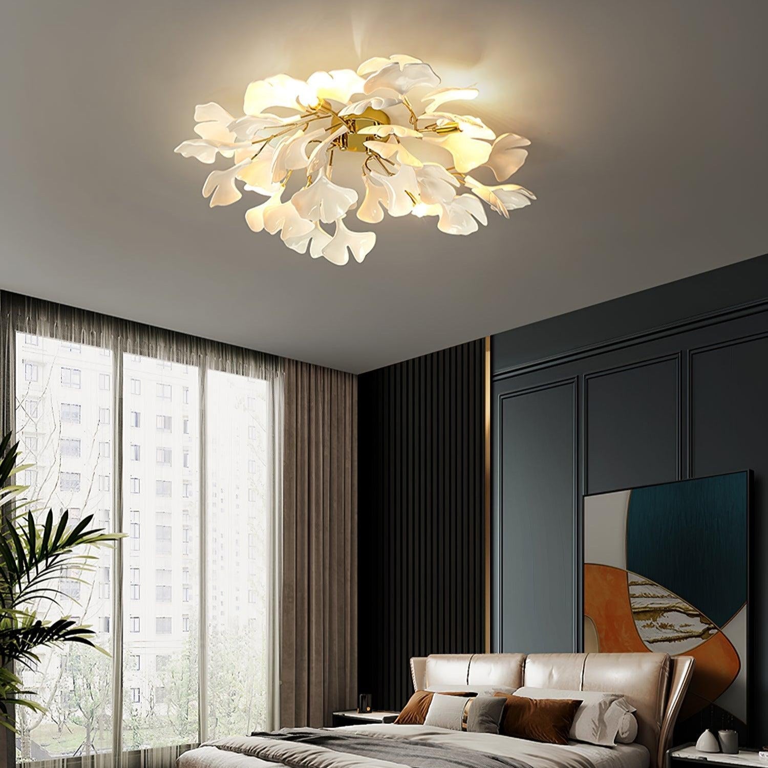 Olivia Lampada da Soffitto in Ceramica Ginkgo