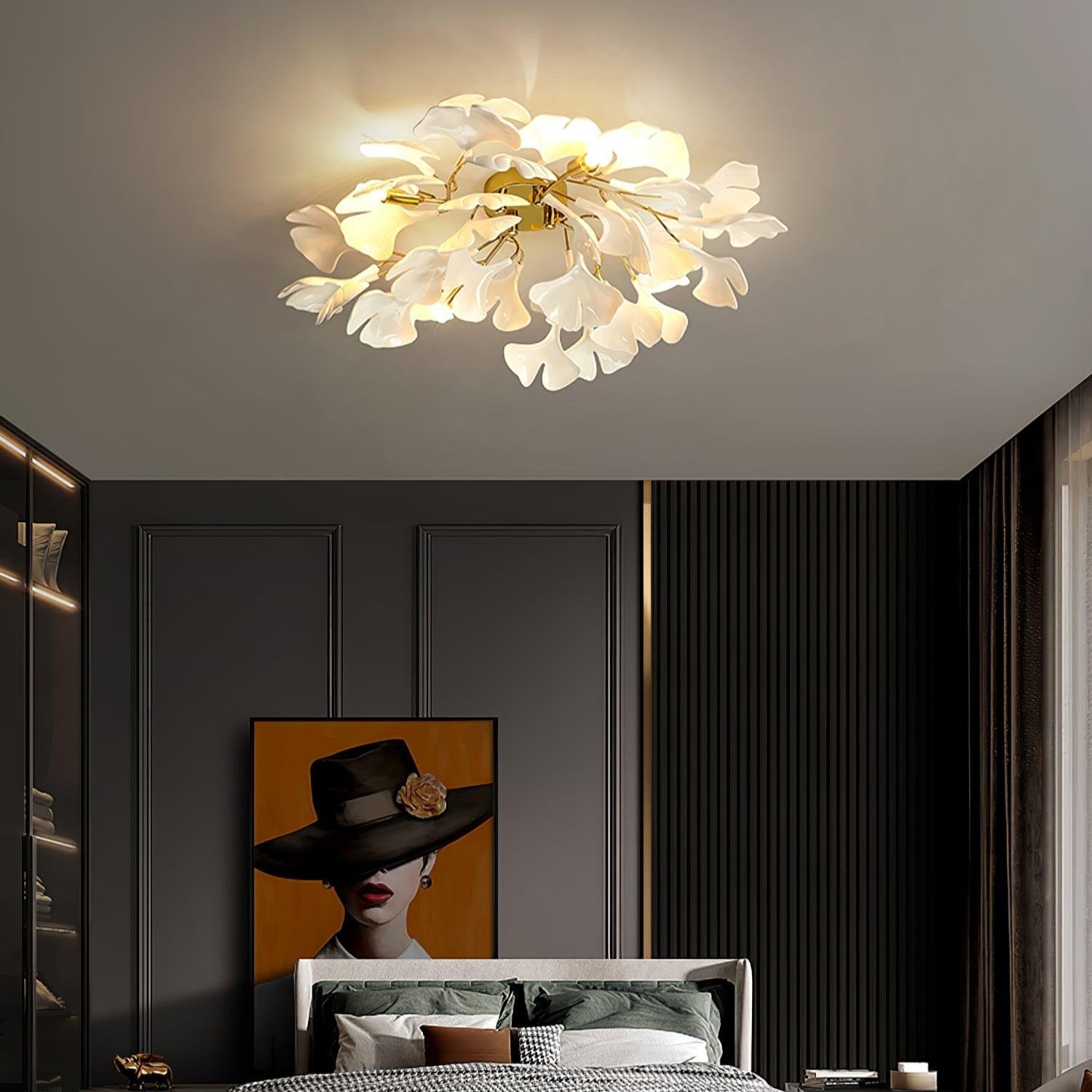 Olivia Lampada da Soffitto in Ceramica Ginkgo