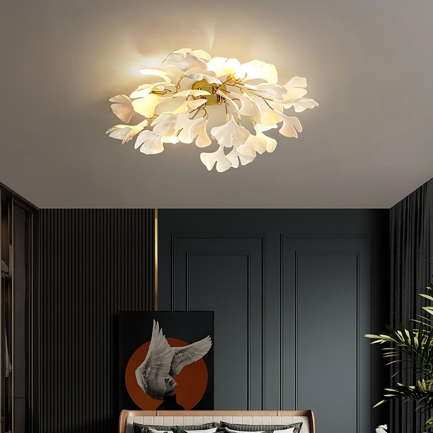 Olivia Lampada da Soffitto in Ceramica Ginkgo