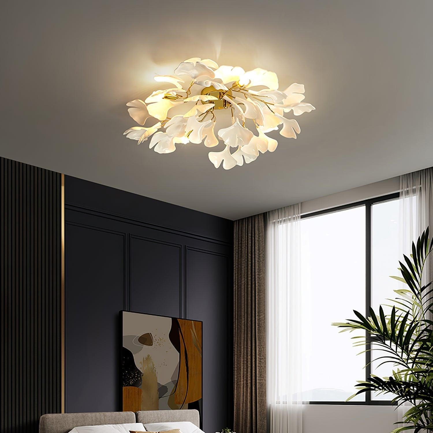 Olivia Lampada da Soffitto in Ceramica Ginkgo