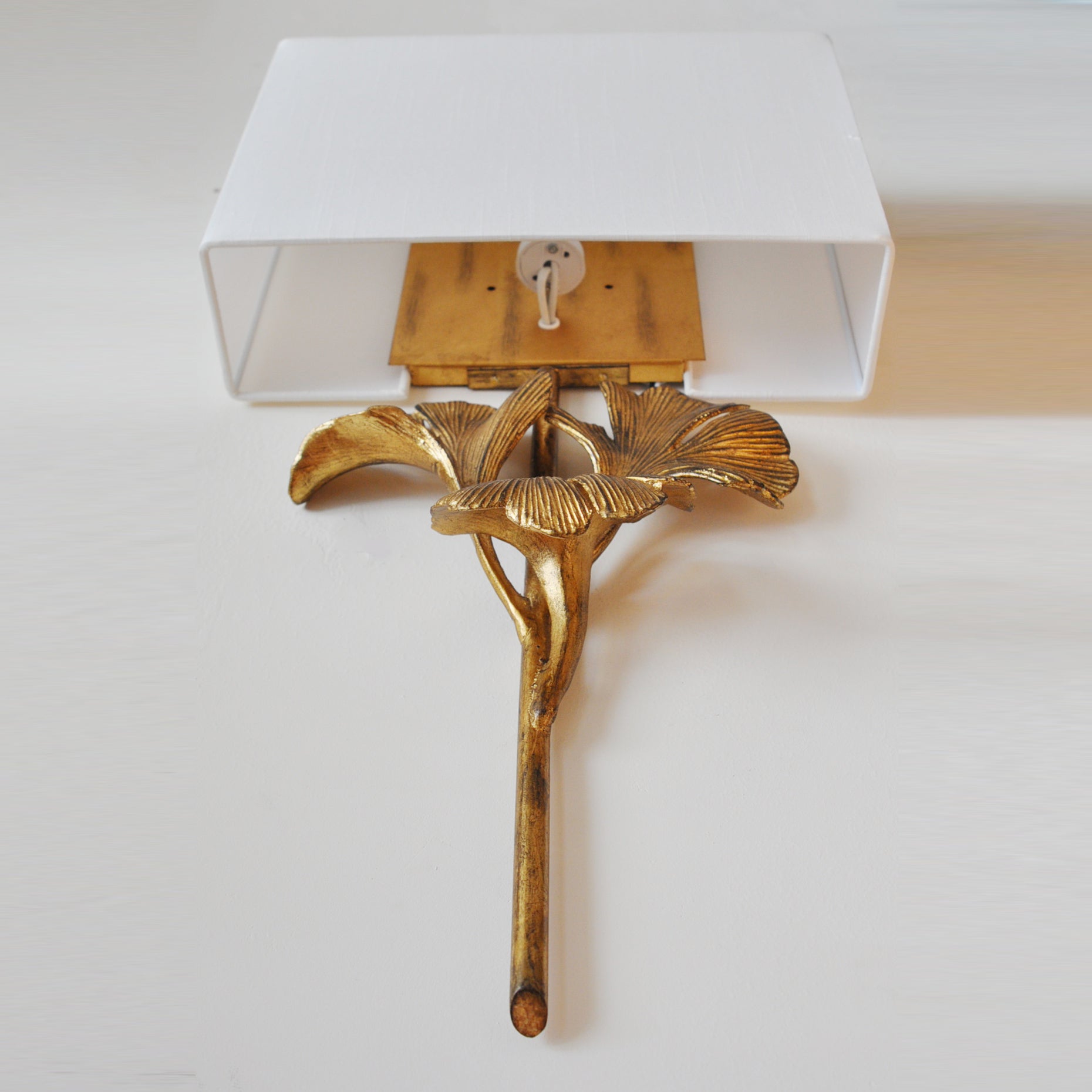 Silva Lampada da Parete Foglia di Ginkgo