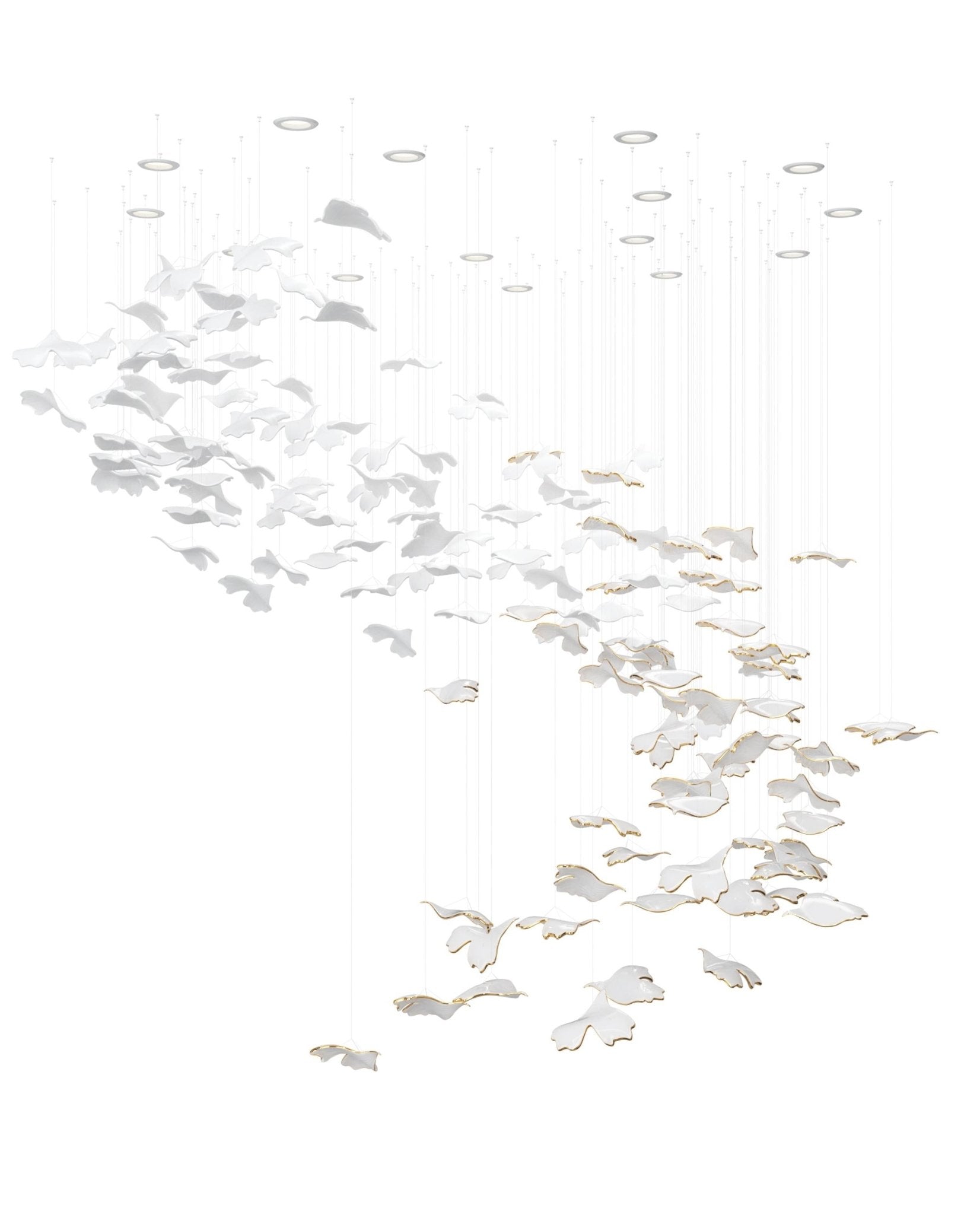 Ucareth Metal Leaf Pendant Light - Blowlighting