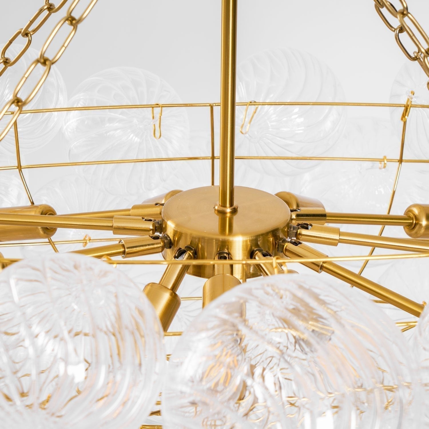 Aurora Chandelier Glass Ball Bubble Modern - Blowlighting