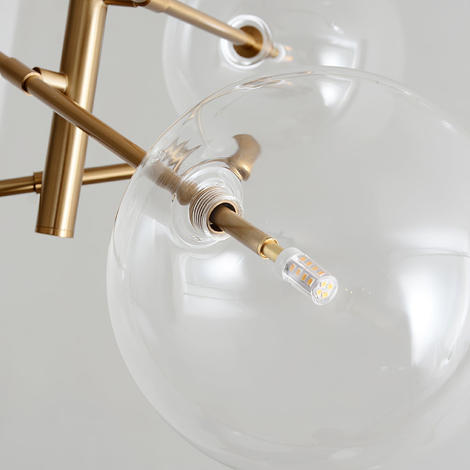 Orbit Contemporary Glass Chandelier - Blowlighting