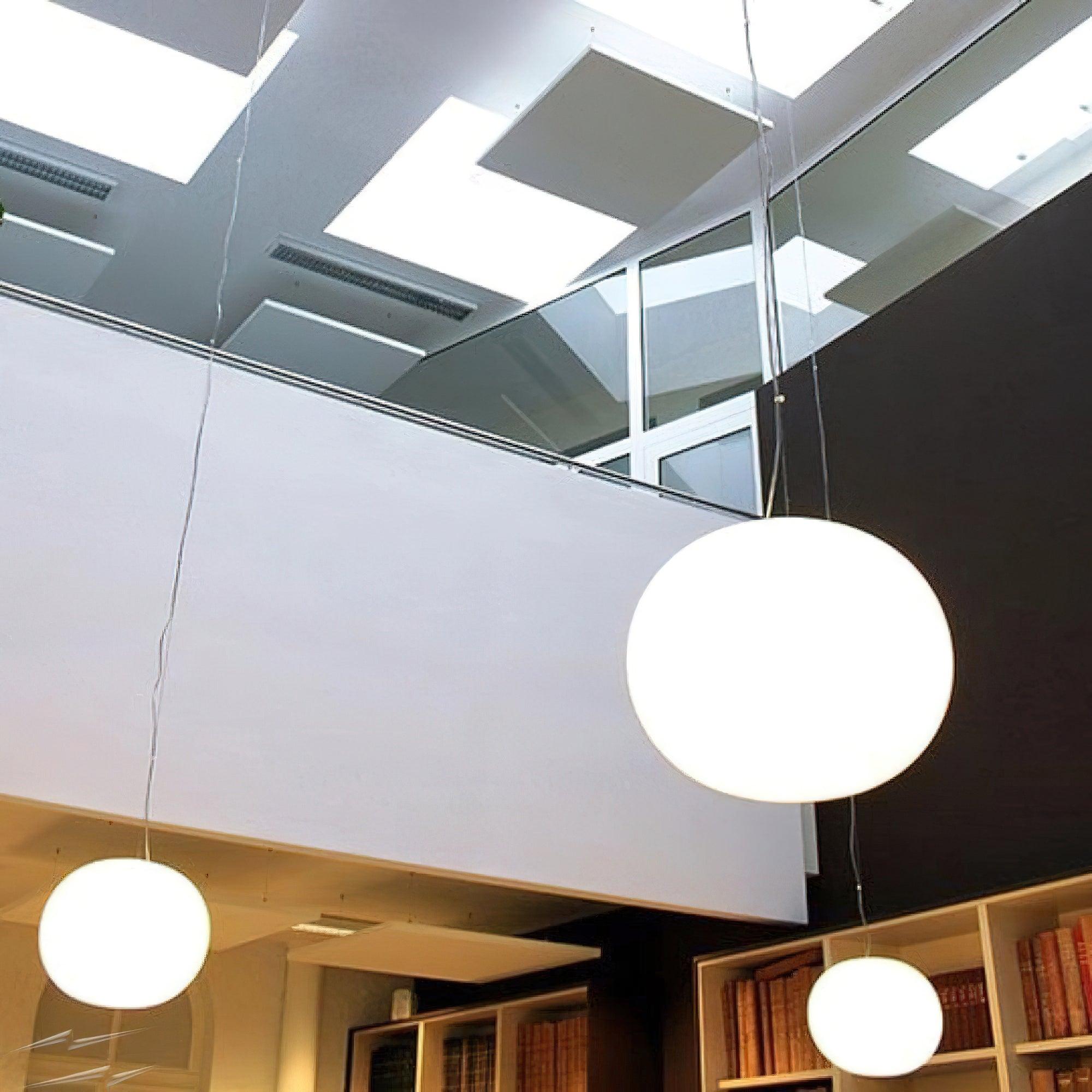 Opivio White Globe Pendant Light - Letslighting