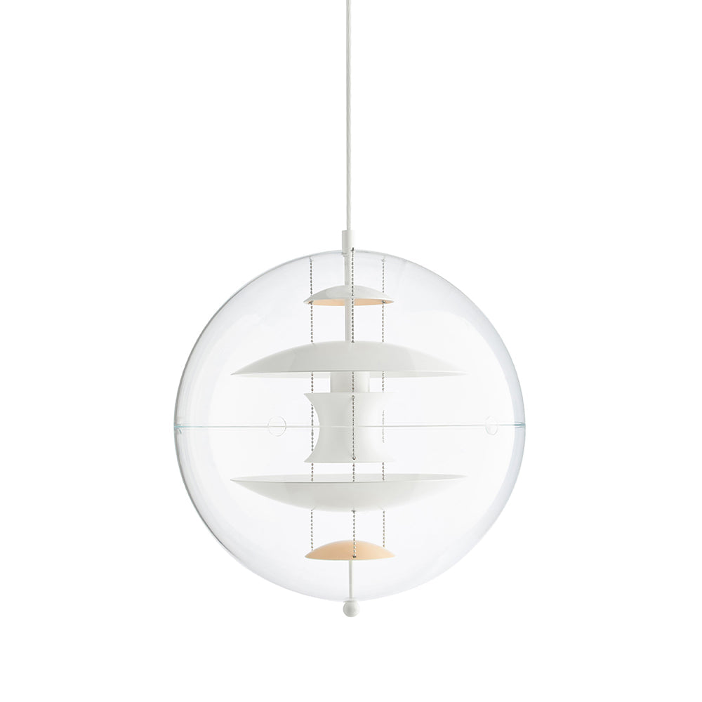 Orlaeen Individual Creativity Globe Metal Acrylic Pendant Lamp - Lamp Copper