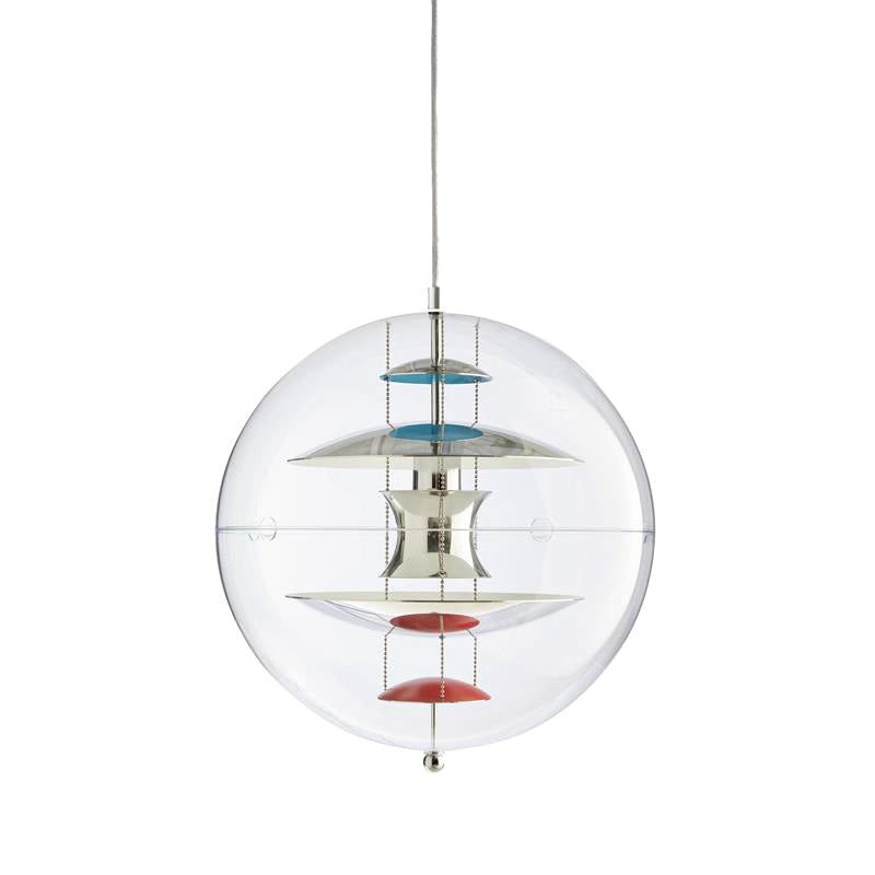 Orlaeen Individual Creativity Globe Metal Acrylic Pendant Lamp - Lamp Copper