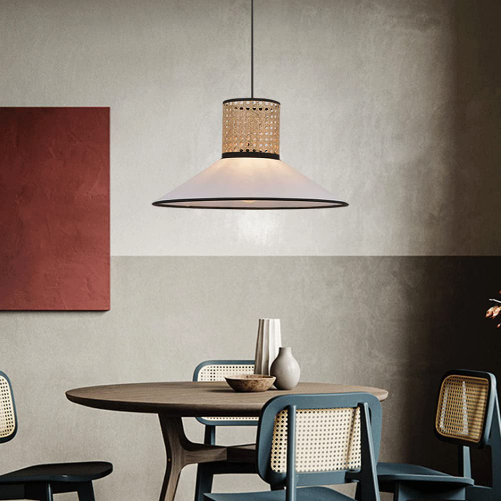 Ritta Moderno Classico LED Lampada a Sospensione Rattan Soggiorno/Camera da Letto/Sala da Pranzo