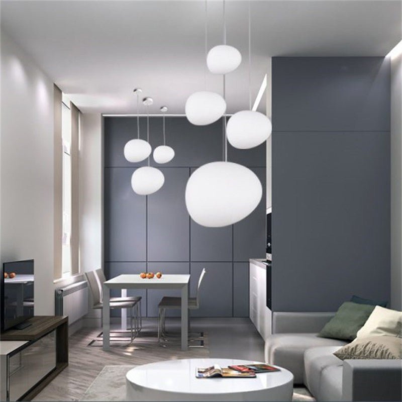 Gregg Stone Shape Glass Pendant Light - Blowlighting