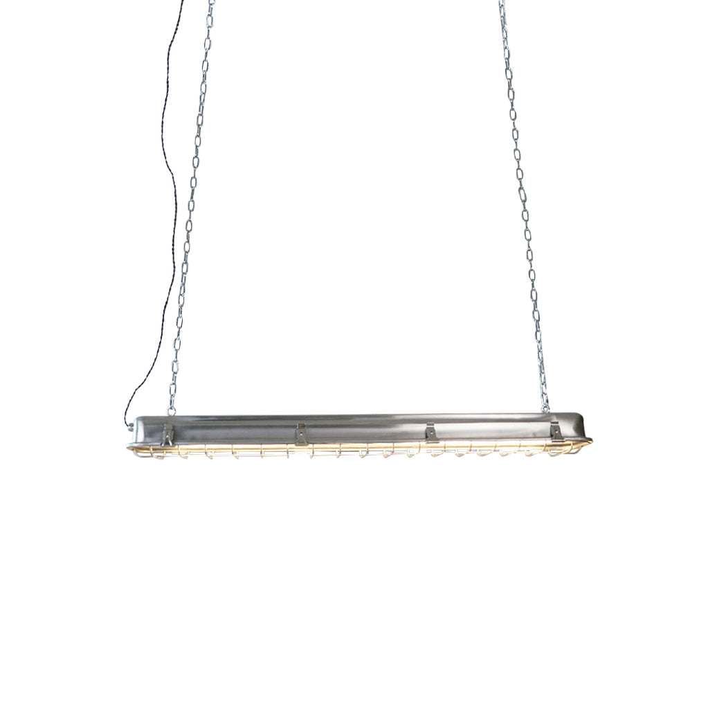 Anorionis Modern Minimalist Cage Glass Pendant Light - Lamp Copper