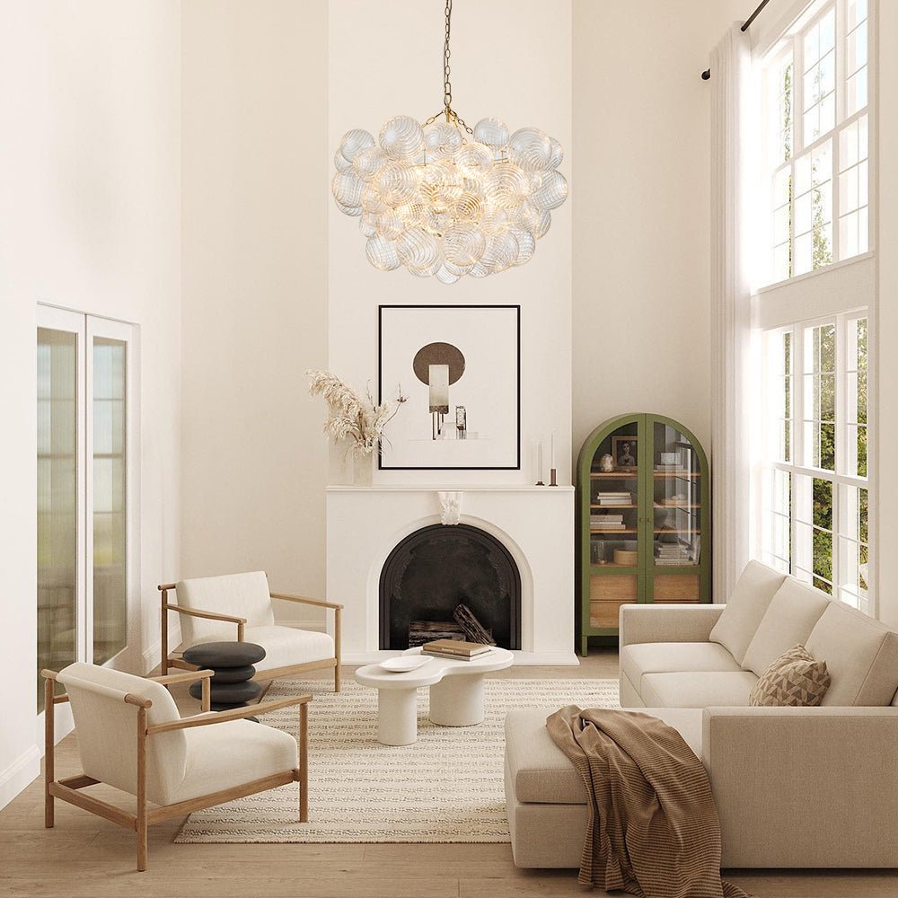 Aurora Chandelier Glass Ball Bubble Modern - Blowlighting
