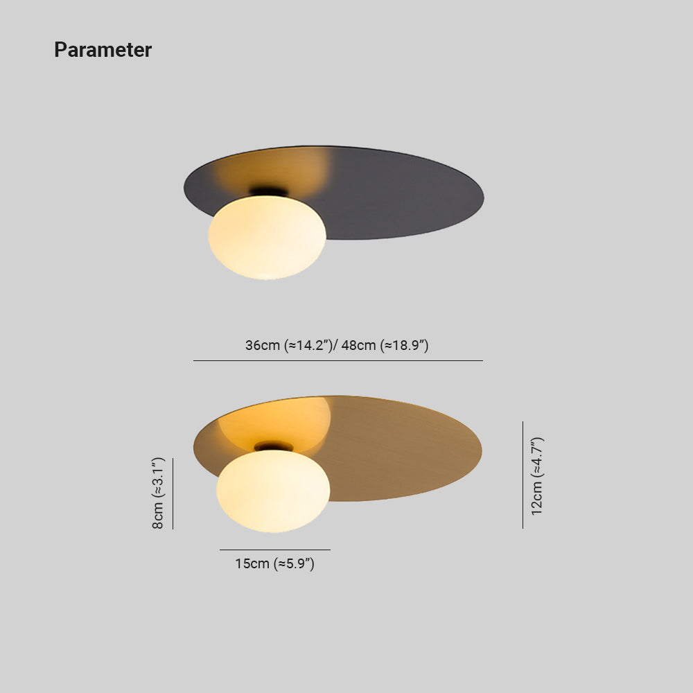 Arisha Minimalista LED Plafoniere Metallo Soggiorno