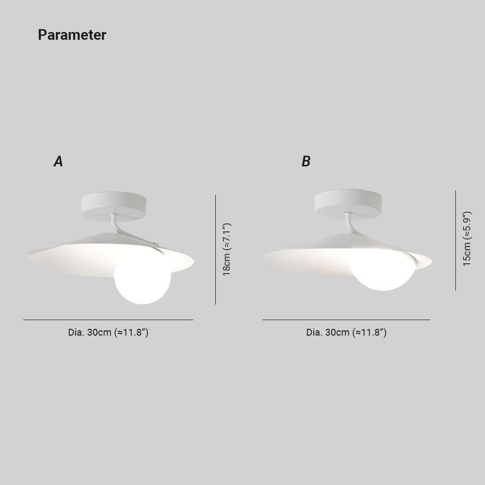 Arisha Nordico LED PlafoniereMetal Soggiorno