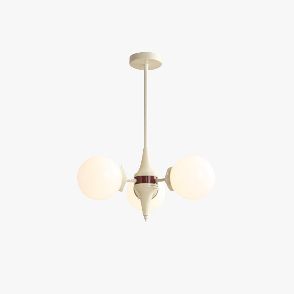 Valentina Moderno Metallo/Vetro Lux Lampadario Oro/Rosso Soggiorno