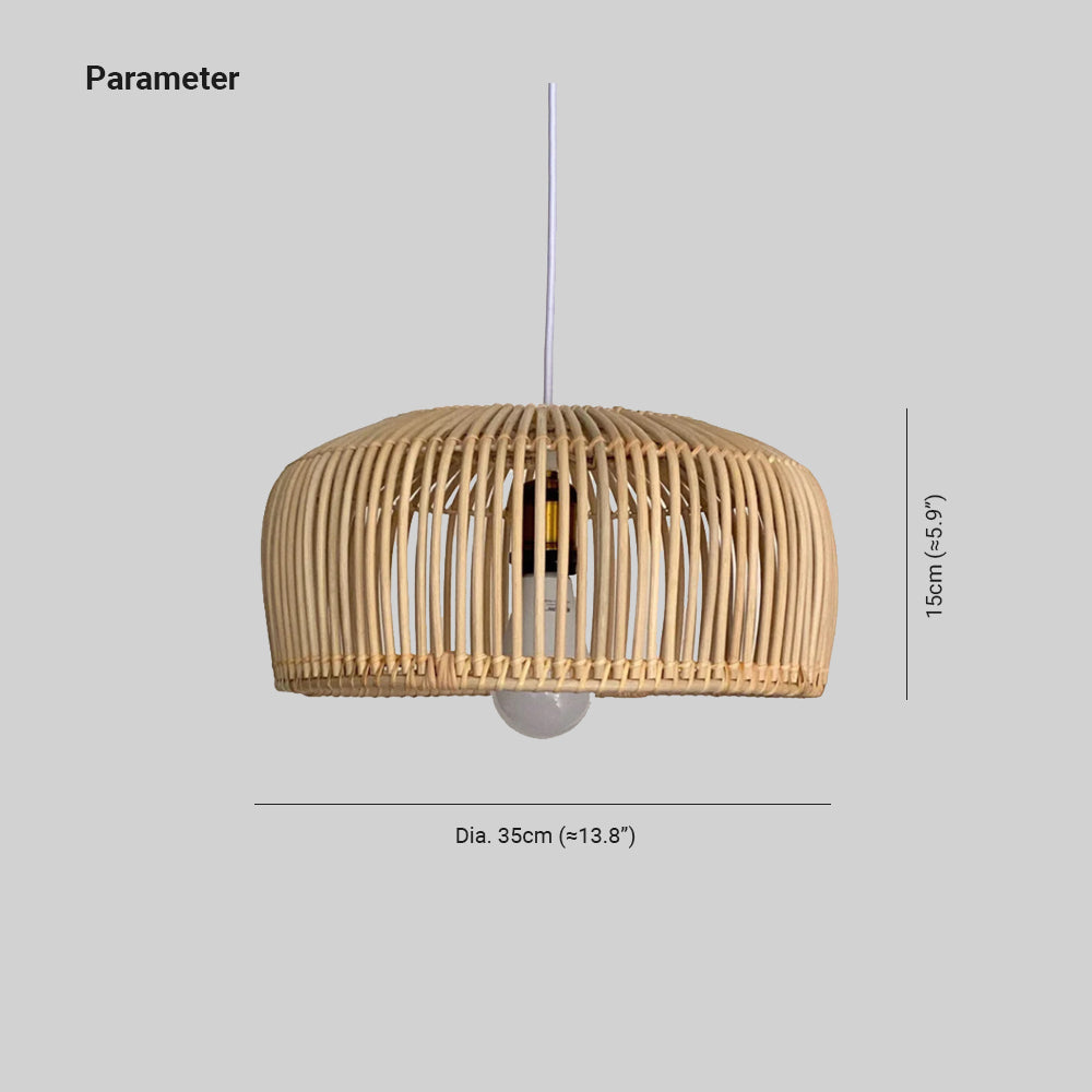 Ritta Boschetto Lampade a Sospensione Rattan Camera da Letto