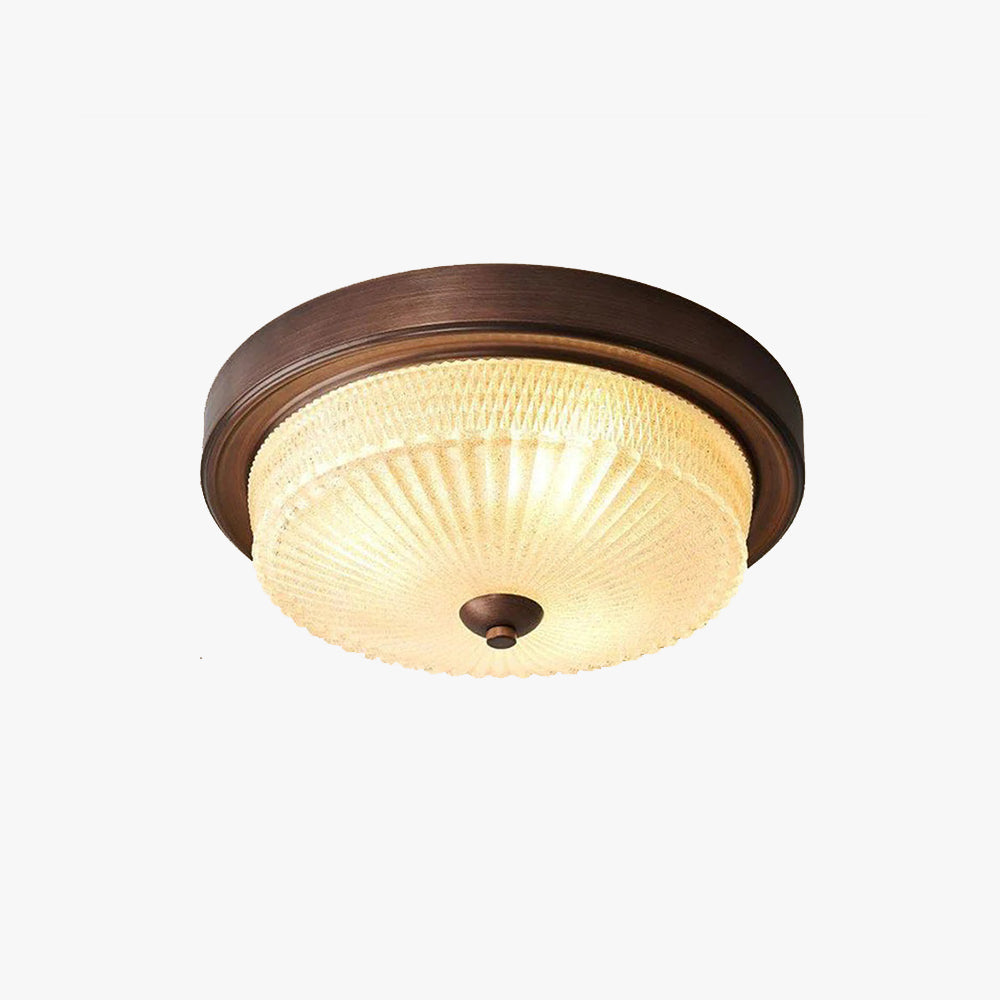 Silva Vintage Rotondo Plafoniere Vetro Camera da Letto