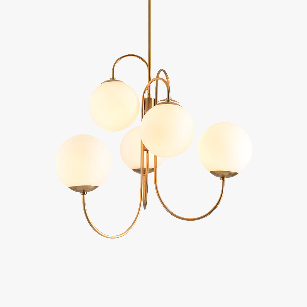 Valentina Lusso LED Lampadari Vetro Metallo Camera de Letto