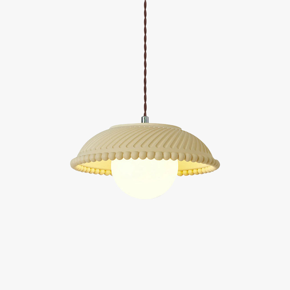 Aria Moderno LED Metallo Vetro Resina Sospensione Bianco Soggiorno Camera da letto
