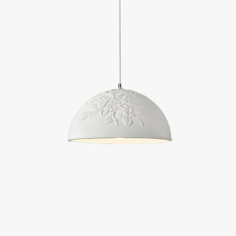 Aria Francese LED Metallo Resina Sospensione Crema Latte Soggiorno Camera da letto