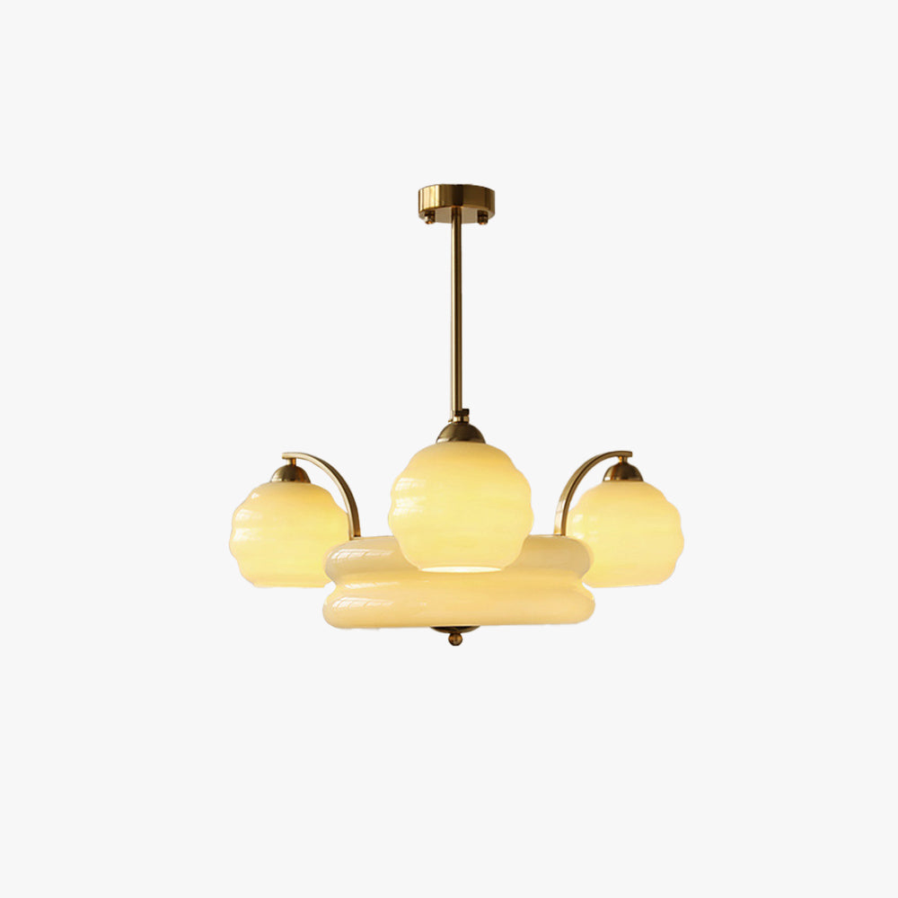 Valentina Lusso Lanpade a Sospensione Metallo Vetro Camera da Letto Soggiorno