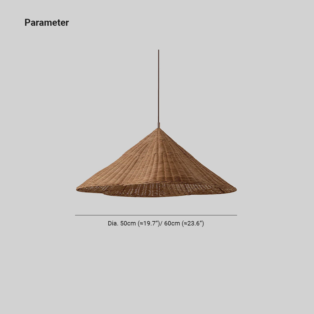 Ritta Vintage Rattan Lampade a Sospensione Soggiorno Camera da Letto