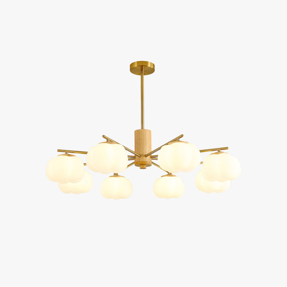 Arisha Creativo LED Metallo Legno Lampadari Soggiorno