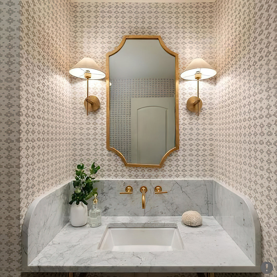 Zosilara Vintage Industrial Brass Fabric Sconce Wall Lamp - Lamp Copper