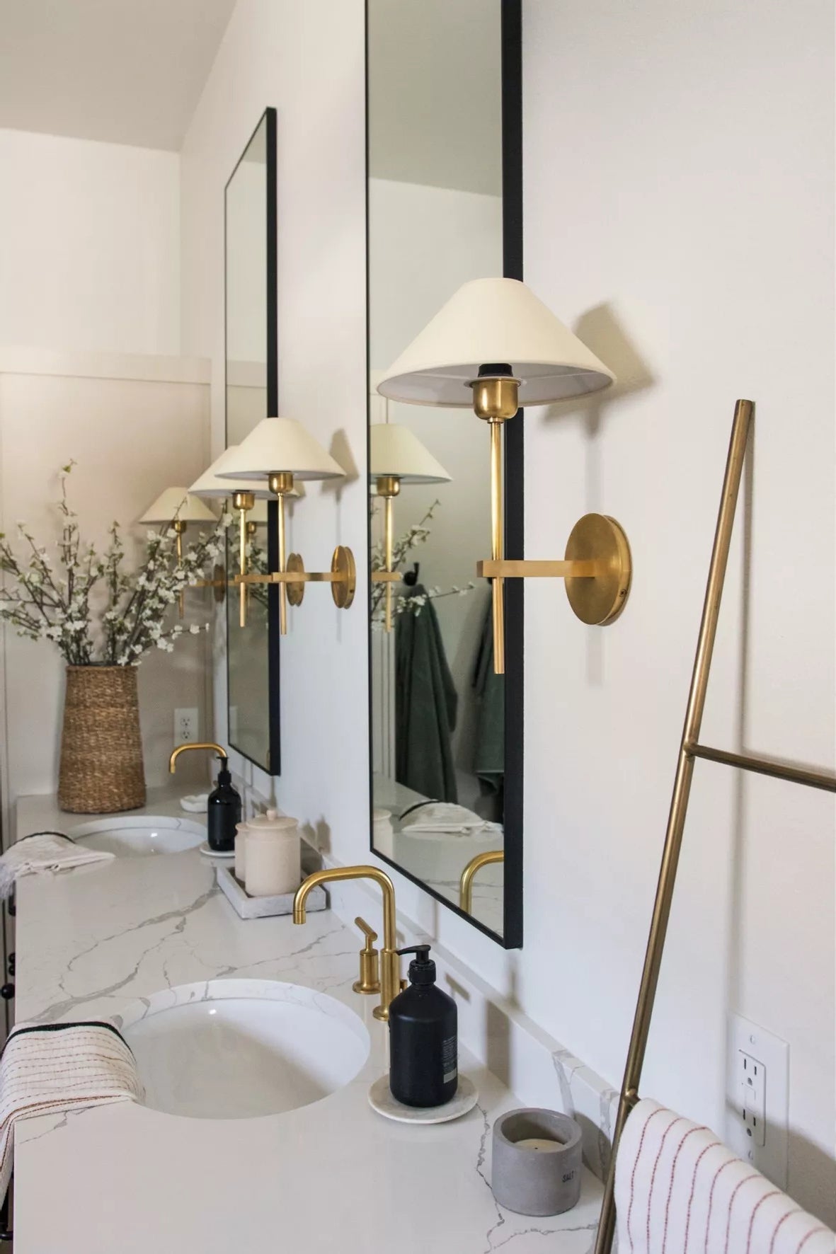 Zosilara Vintage Industrial Brass Fabric Sconce Wall Lamp - Lamp Copper