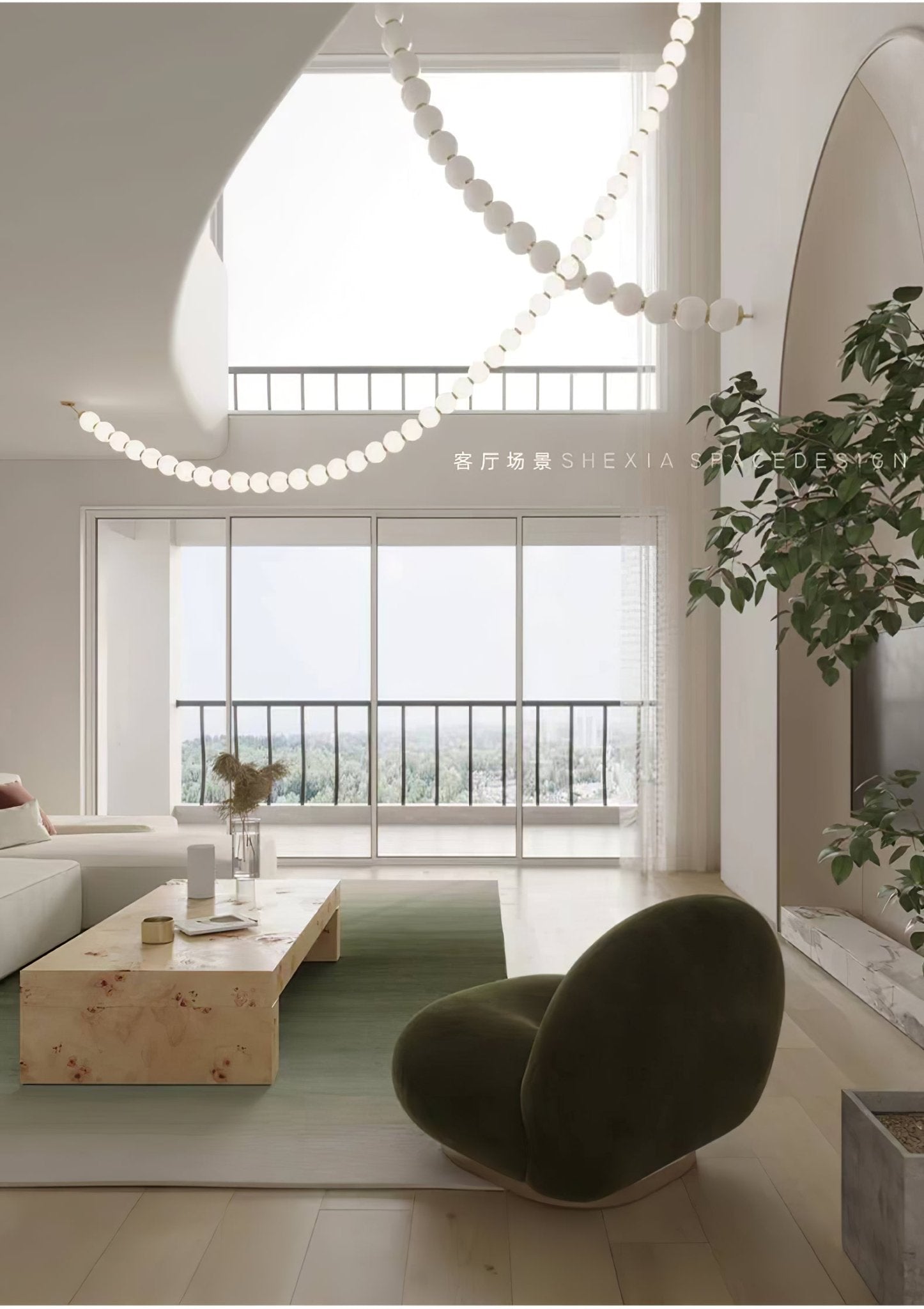 Zalvarin Brass Sputnik Chandelier - Blowlighting