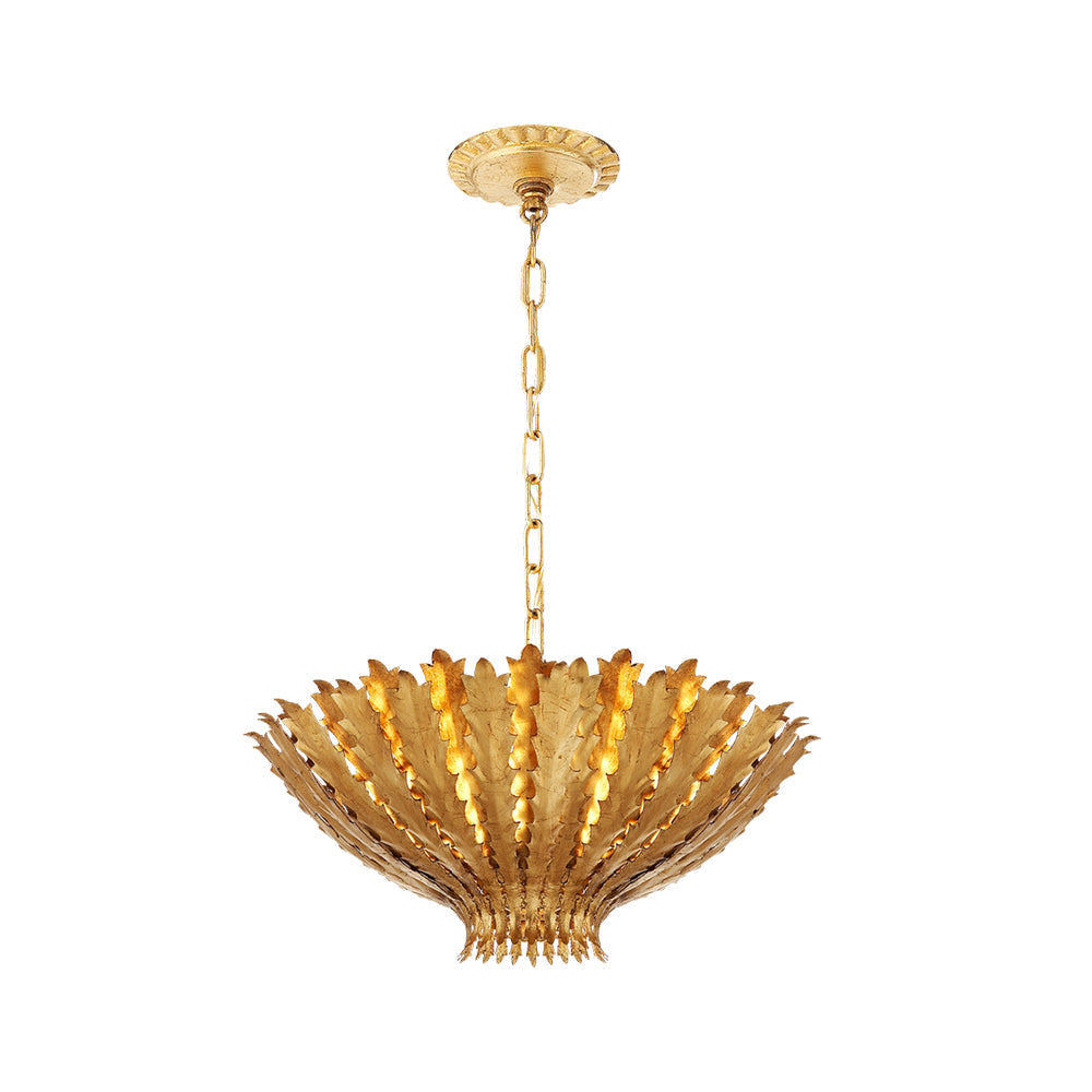 Geyon Golden Leaf Chandelier - Letslighting