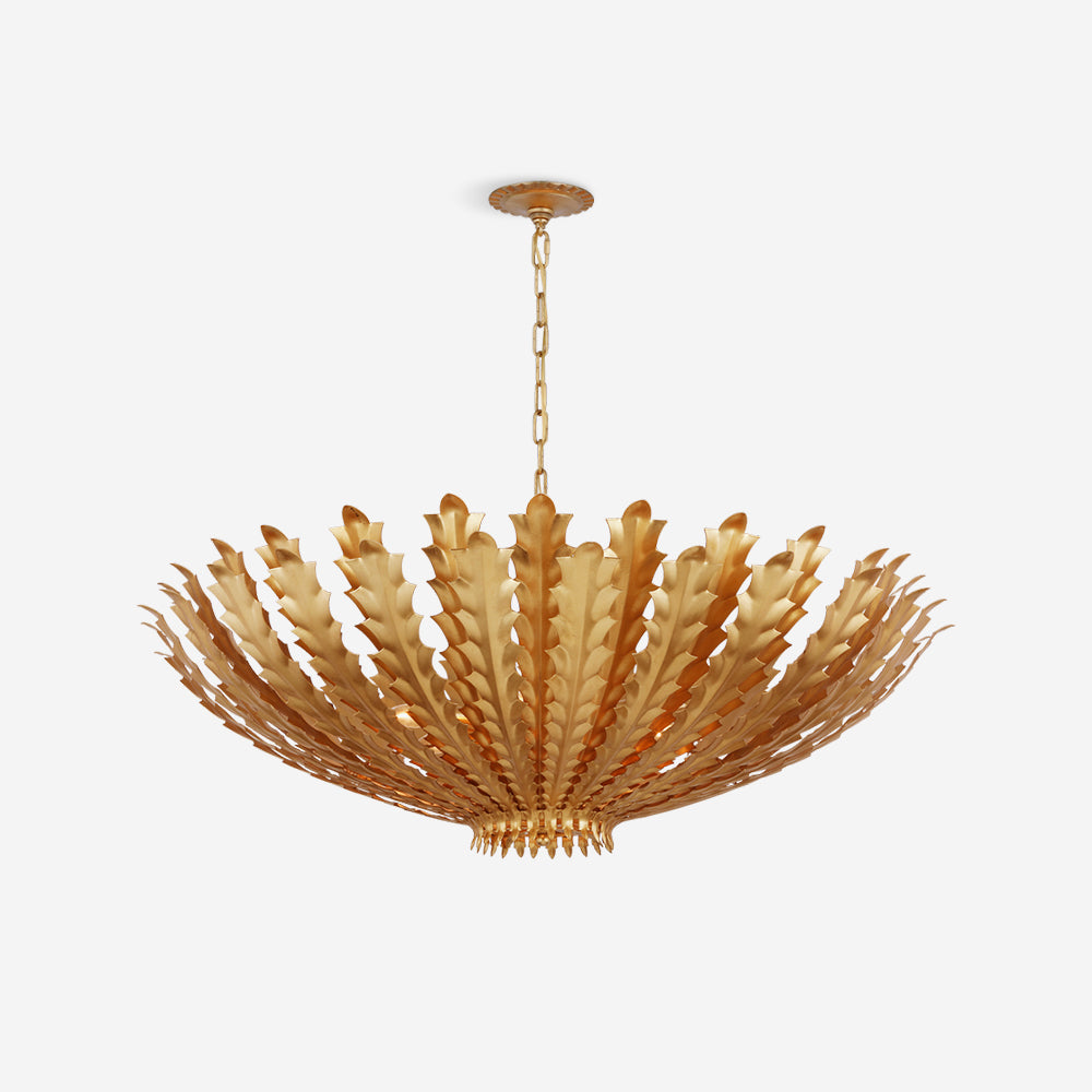 Geyon Golden Leaf Chandelier - Letslighting