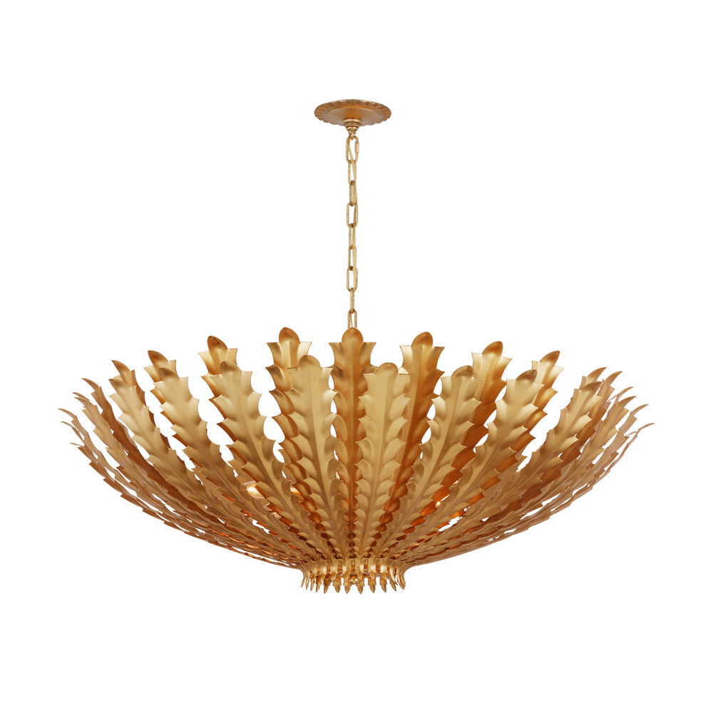 Geyon Golden Leaf Chandelier - Letslighting