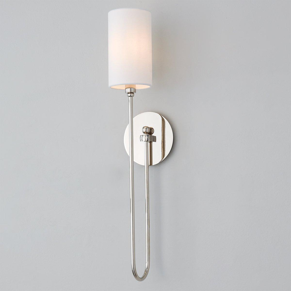 Syvineth Modern Minimalist Brass Fabric Wall Lamp - Lamp Copper