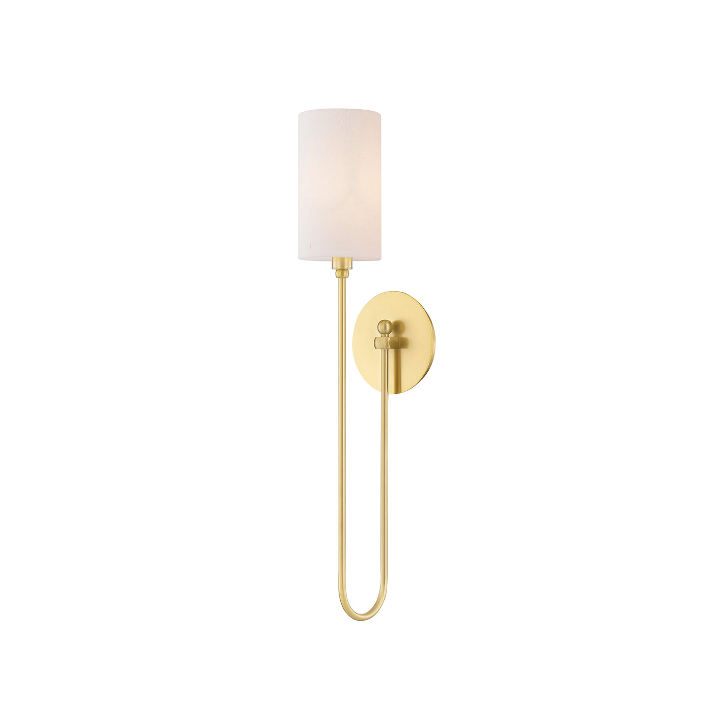 Syvineth Modern Minimalist Brass Fabric Wall Lamp - Lamp Copper