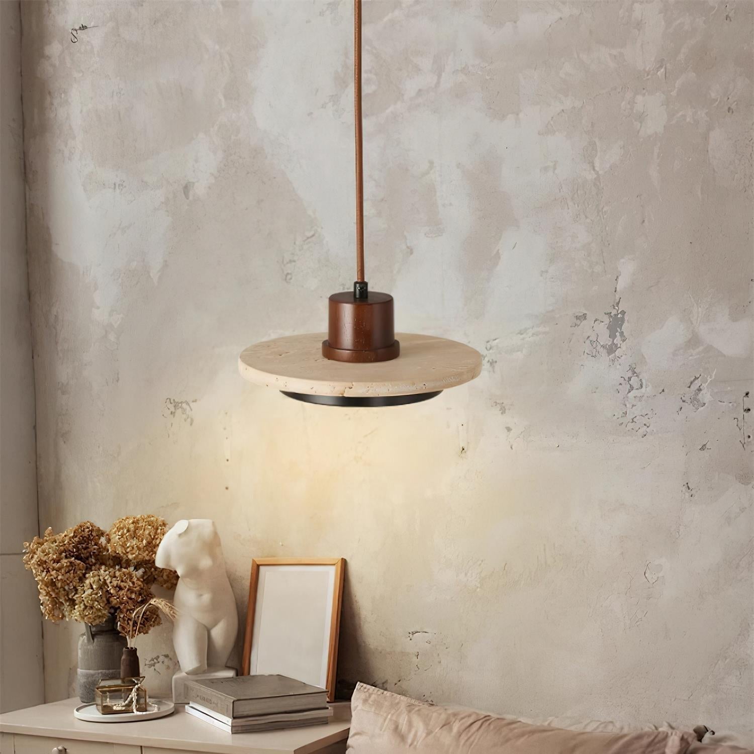Solaro Travertine LED Pendant Light - Letslighting