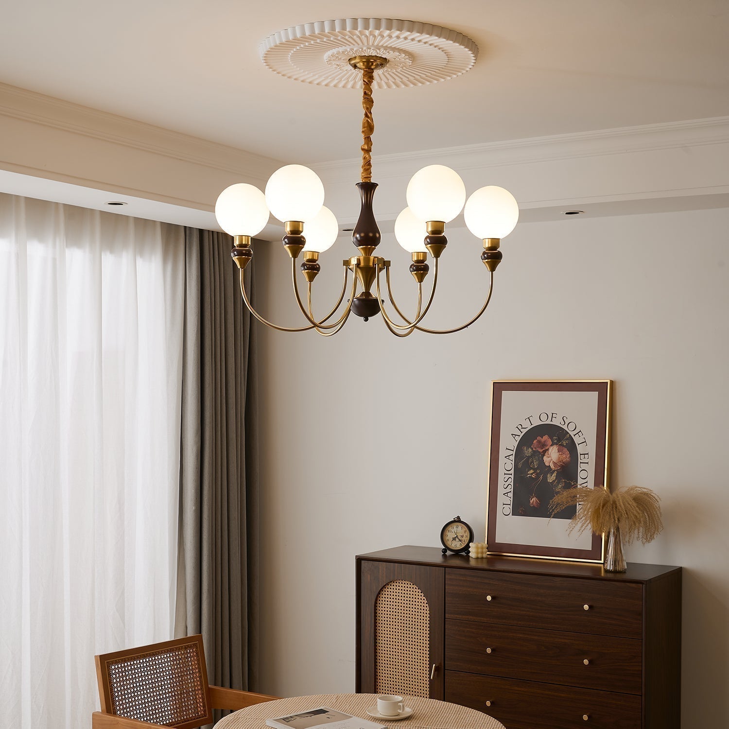 Helena Curve Chandelier - Blowlighting