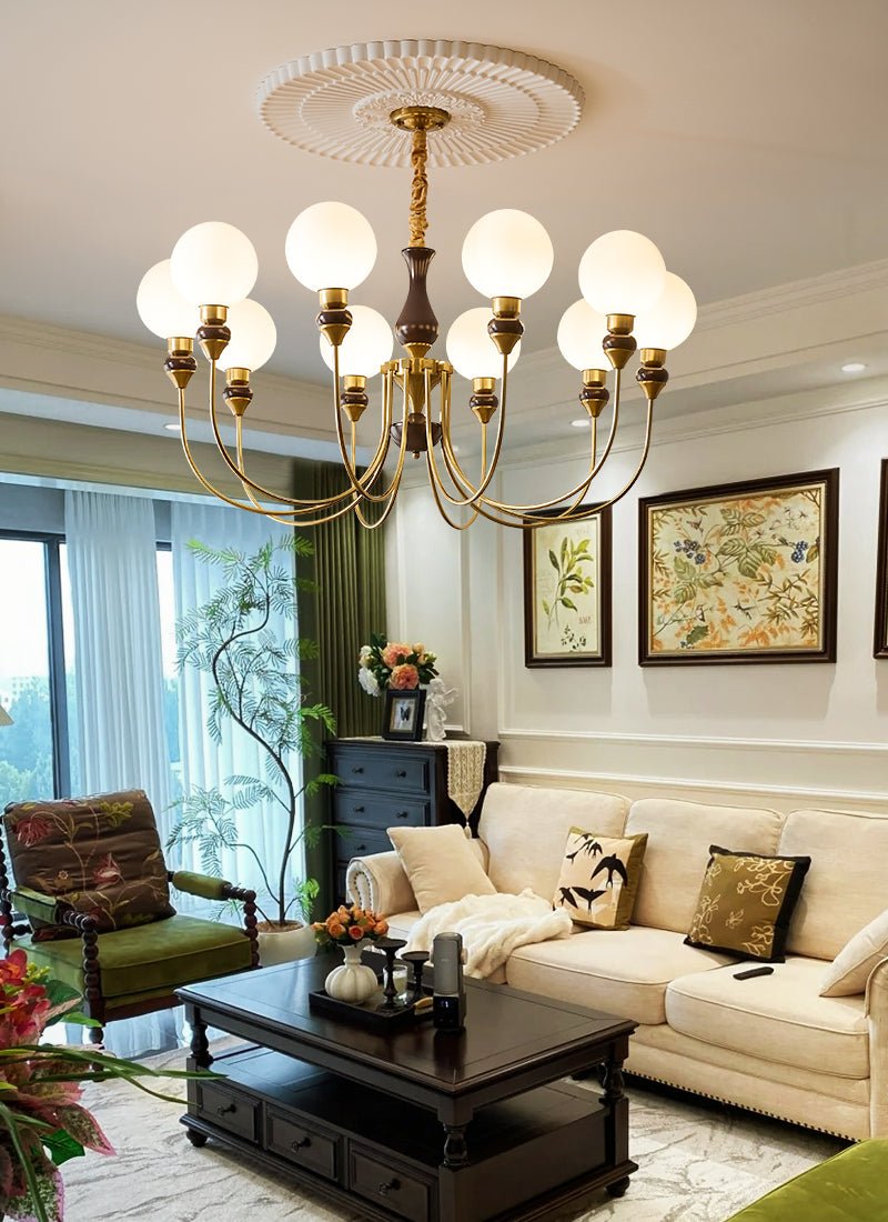 Helena Curve Chandelier - Blowlighting